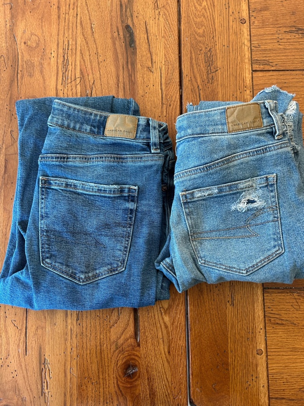 American Eagle Outfitters Light & Medium Blue Jeans Set